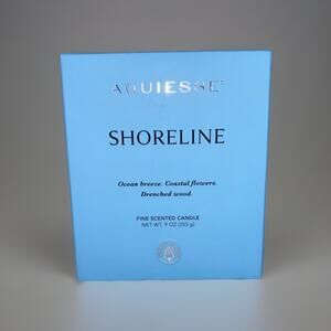 Aquiesse "Shoreline" Fine Scented Candle 9oz Ocean Breeze Coastal Flowers NEW